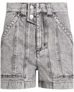 Isabel Marant Denim Shorts Cotton - Gray