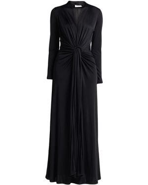 Erika Cavallini Semi Couture Maxi Dress Viscose - Black