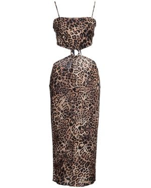 Pinko Maxi Dress - Natural