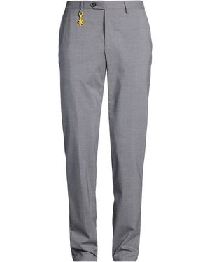 Manuel Ritz Trousers Wool, Elastane - Grey