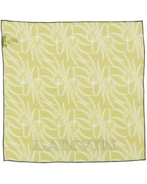 Lanvin Scarf Cotton, Silk - Yellow