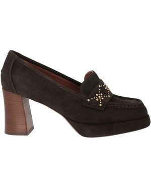 L'Autre Chose Dark Pumps Leather - Brown