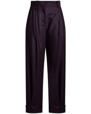 Moorer Trousers Virgin Wool - Blue