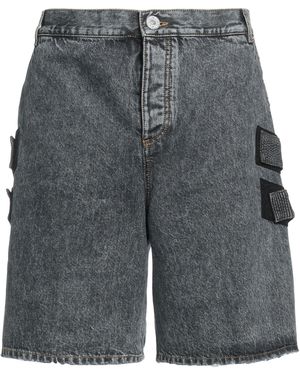 Balmain Denim Shorts - Grey