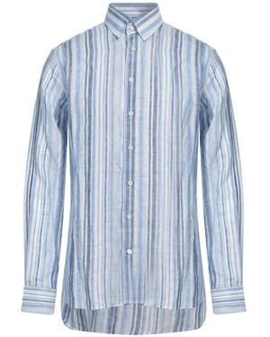 Hackett Shirt Linen - Blue