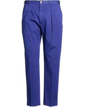 Incotex Light Pants Virgin Wool - Blue