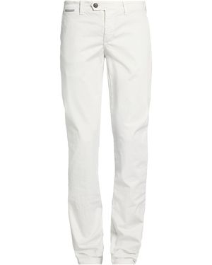 Eleventy Trousers Cotton, Elastane - White