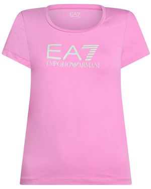 EA7 T-Shirt Cotton, Elastane - Pink