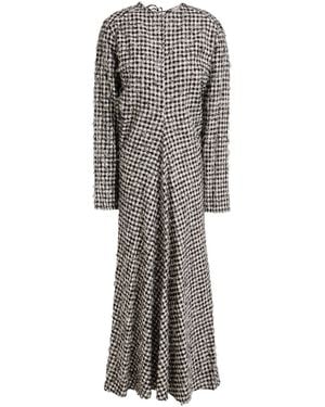 Alysi Maxi Dress Cotton - Gray
