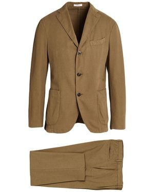 Boglioli Suit Cotton, Linen - Natural