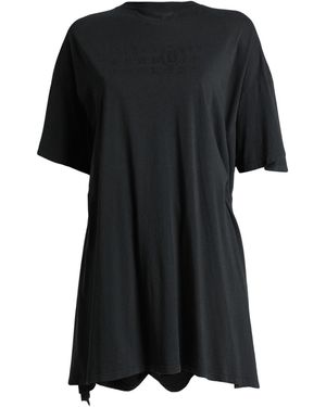 MM6 by Maison Margiela Mini Dress Cotton, Elastane - Black