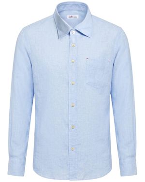 Kiton Sky Shirt Cotton - Blue