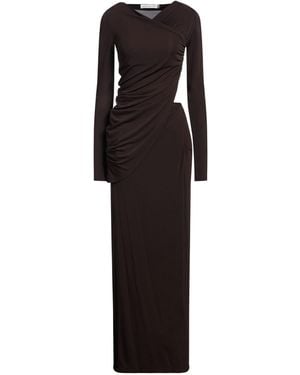 Christopher Esber Maxi Dress Viscose, Leather - Black