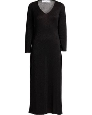 NEERA 20.52 Maxi Dress Viscose, Nylon, Lurex - Black