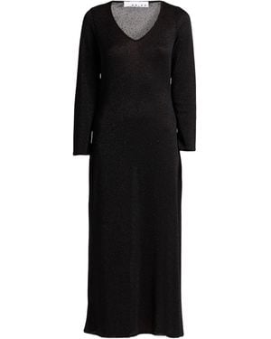 NEERA 20.52 Maxi Dress Viscose, Nylon, Lurex - Black