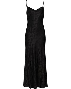 HUGO Maxi Dress Acetate, Viscose - Black