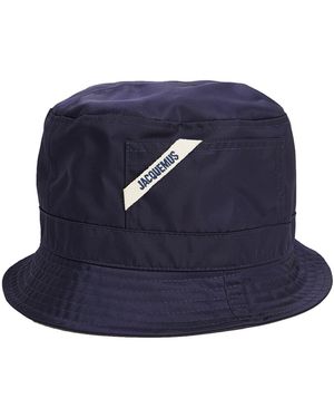 Jacquemus Le Bob Ovaile Nylon Hat - Blue