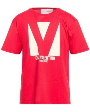 Valentino Garavani T-Shirts - Red