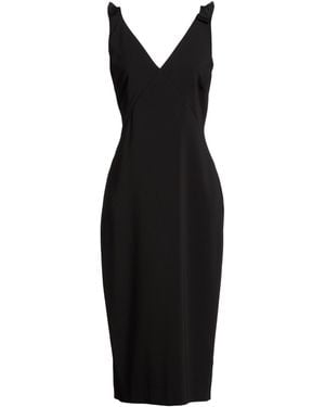 Soallure Midi Dress Polyester, Elastane - Black