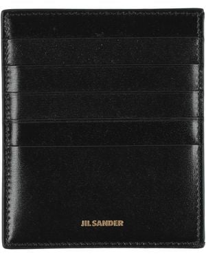 Jil Sander Cardholder Calfskin - Black
