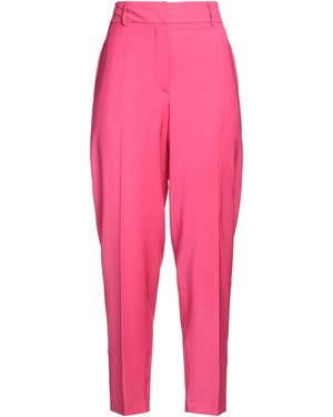 SEVENTY VENEZIA Fuchsia Trousers Virgin Wool, Elastane - Pink