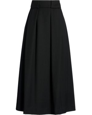Ballantyne Maxi Skirt Polyester, Virgin Wool, Elastane - Black