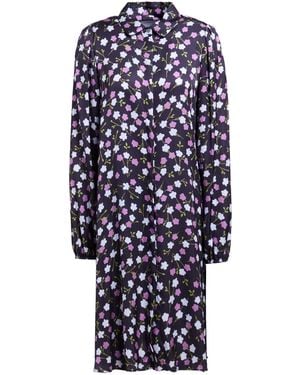 Robert Friedman Midi Dress Viscose - Blue