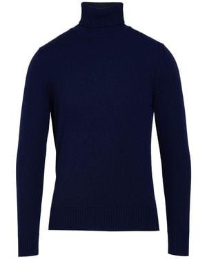 Drumohr Turtleneck Cashmere - Blue