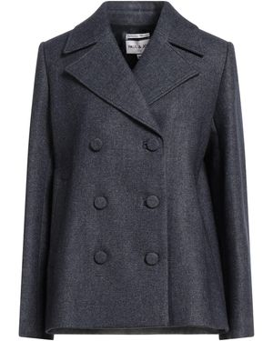 Paul & Joe Coat Wool, Viscose, Polyamide - Black