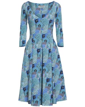 La Petite Robe Di Chiara Boni Vestido Midi - Azul
