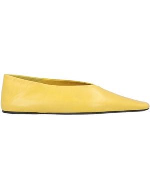 Jil Sander Marigold Ballet Flats Leather - Yellow