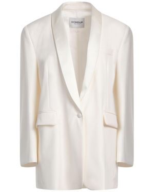Dondup Blazer Wool, Elastane - White