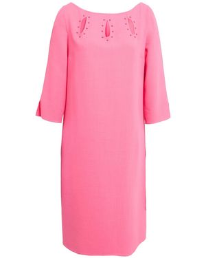 AVOLIO Milano Mini Dress Virgin Wool, Elastane - Pink