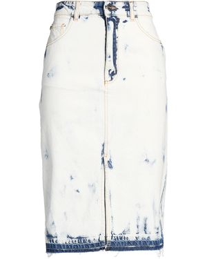Ice Play Denim Skirt Cotton - White