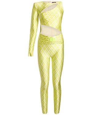 Elisabetta Franchi Jumpsuit Polyamide, Elastane - Yellow