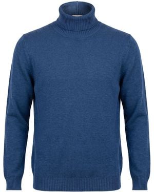 Gran Sasso Turtleneck - Blue