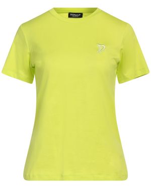 Dondup Lime T-Shirt Cotton - Yellow