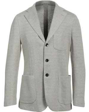 SARTITUDE NAPOLI Blazer Cotton, Linen - Gray