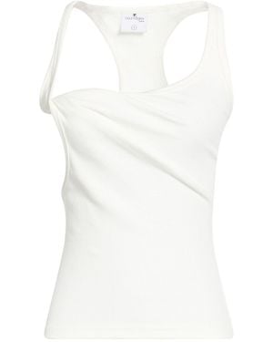Courreges Tank Tops - White