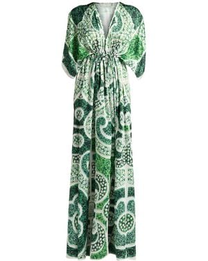 Mary Katrantzou Maxi Dress Polyester - Green