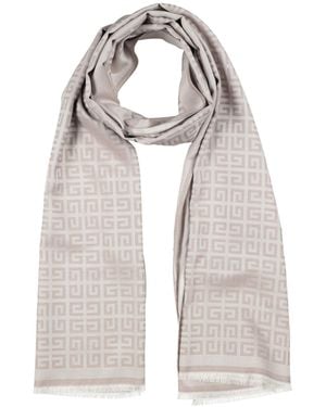 Givenchy Scarf Silk, Wool - Grey
