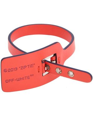 Off-White c/o Virgil Abloh Bracelet Leather - Red