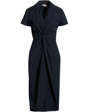 Tommy Hilfiger Midi Dress Cotton - Blue