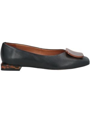 Ángel Alarcón Ballet Flats Leather - Black