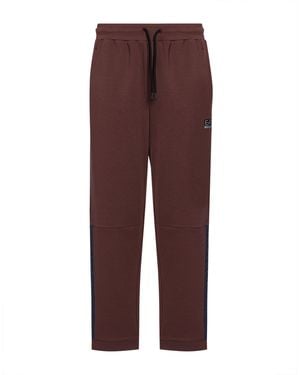 EA7 Pants Polyester, Cotton, Elastane - Purple