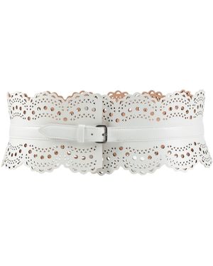 Alaïa Gürtel - Weiß