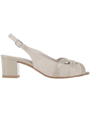 Cinzia Soft Sandals Textile Fibers, Synthetic Material - White