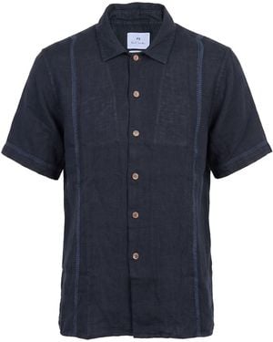 Paul Smith Shirt Linen - Blue