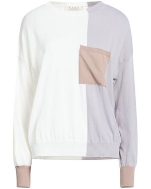 Kaos Cream Sweater Viscose, Polyamide - White