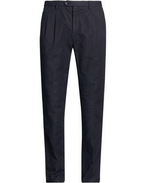 Drumohr Trousers Cotton, Elastane - Blue